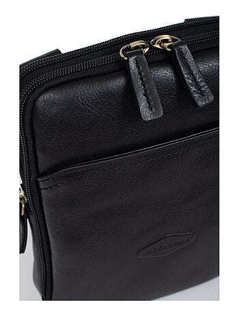 Sacoche cuir stuart hexagona