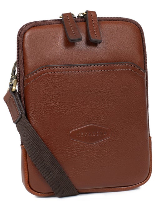 Sacoche  Cuir STUART - Kiabi