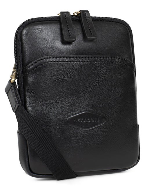 Sacoche  Cuir STUART - Kiabi