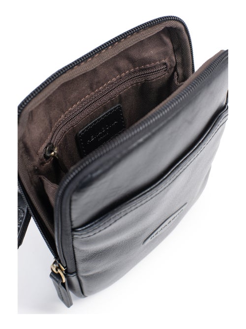 Sacoche  Cuir STUART - Kiabi