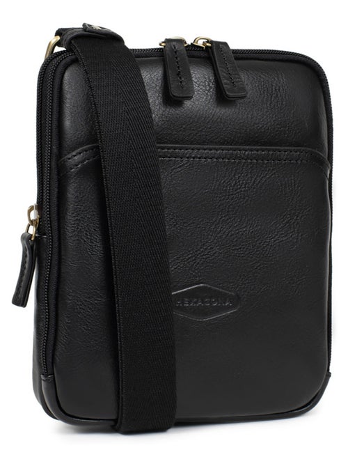 Sacoche  Cuir STUART - Kiabi