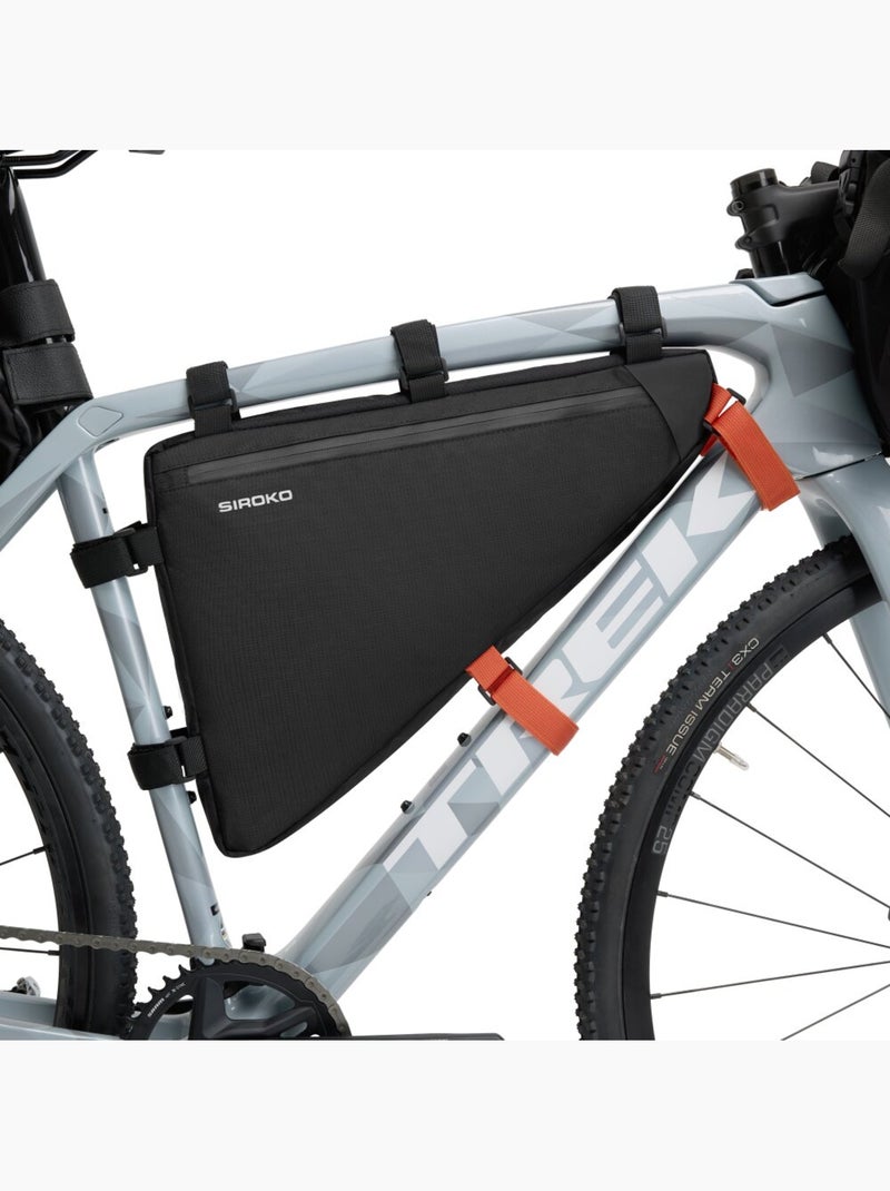 Sacoche de cadre cyclotourisme cyclisme homme et femme motion Noir - Kiabi