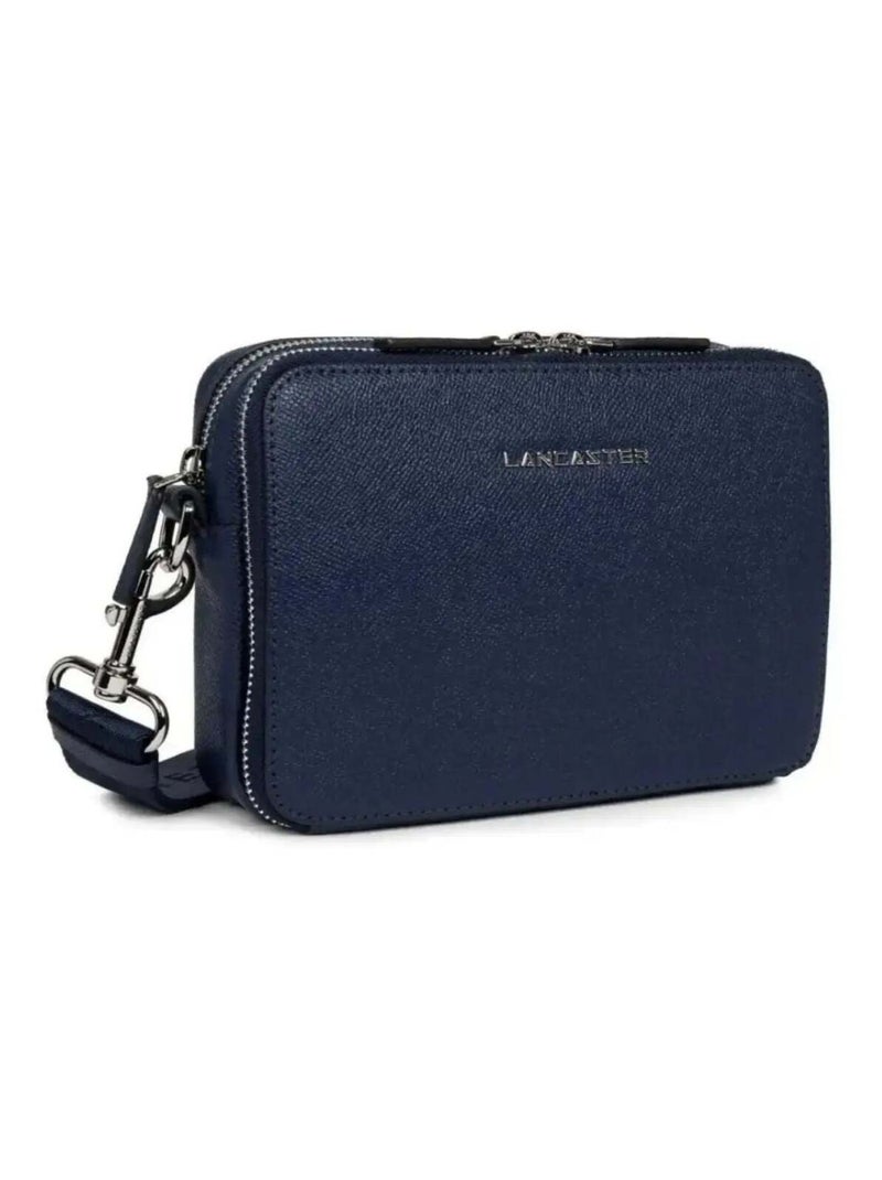 Sacoche Double Zip S Paris Homme Lancaster   Foncé Bleu - Kiabi