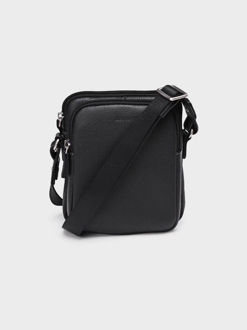 Sacoche en cuir élégante multipoches - AFIBEL - Kiabi