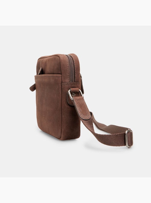 Sacoche en cuir - Kiabi