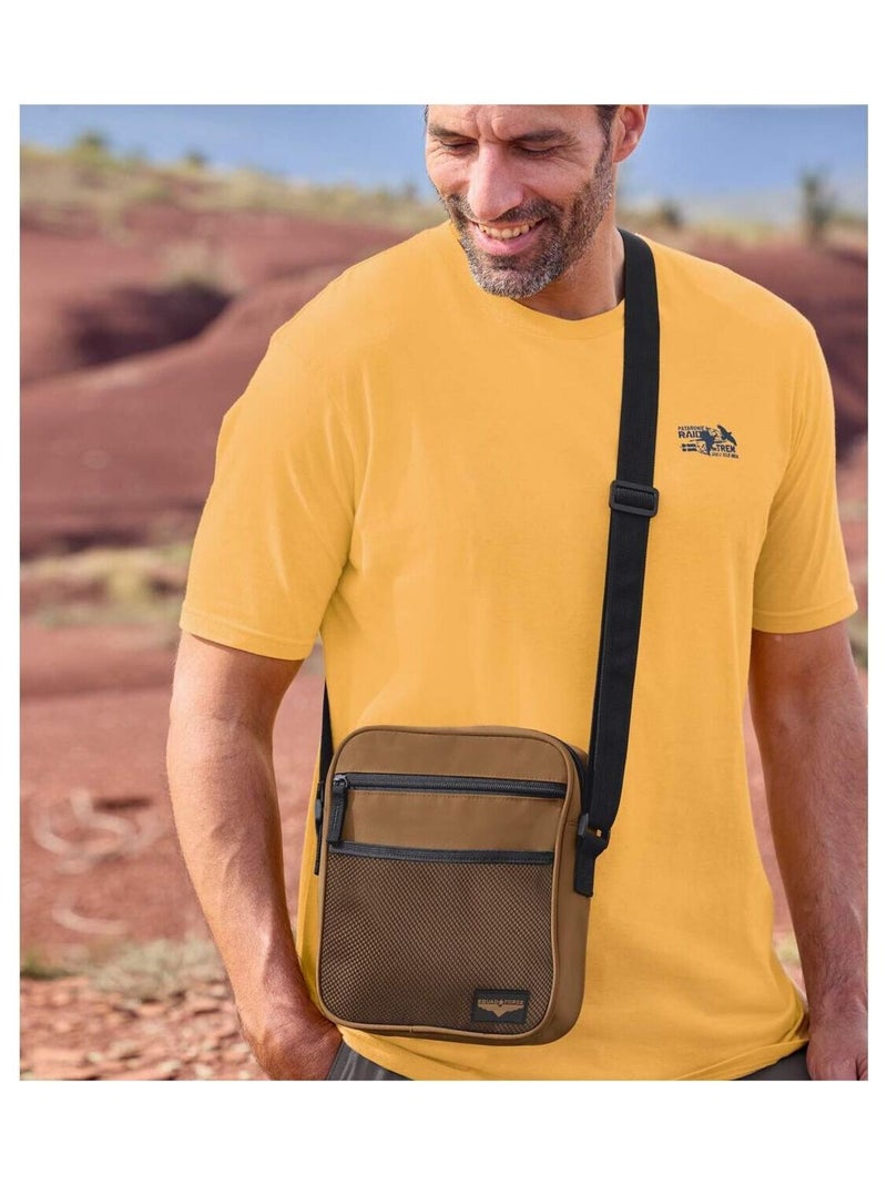 Sacoche Holster Squad Force   - ATLAS FOR MEN Camel - Kiabi