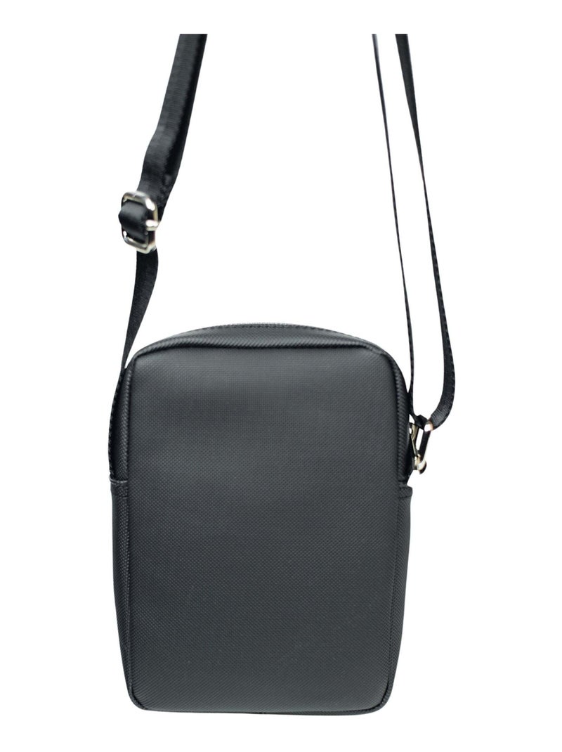 Sacoche homme zippé David William  Dartan Noir - Kiabi
