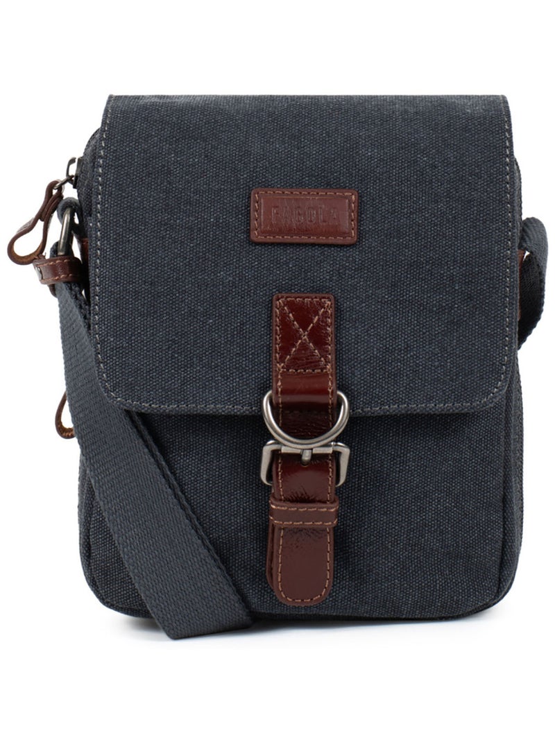 Sacoche Léo Homme Bleu marine - Kiabi