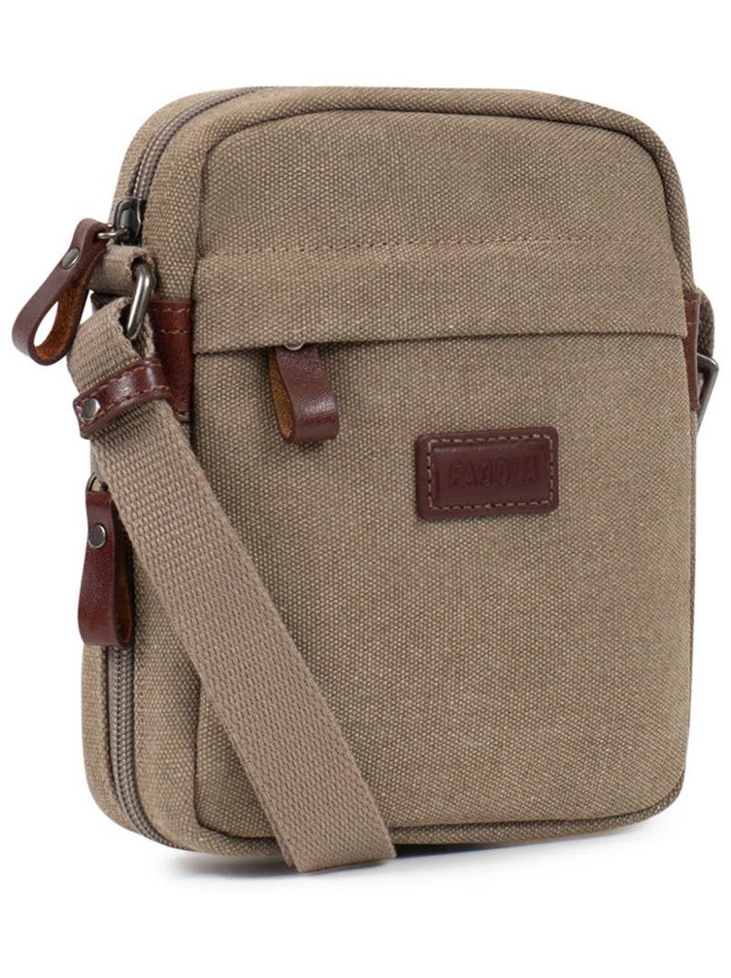 Sacoche Luc Homme Gris - Kiabi