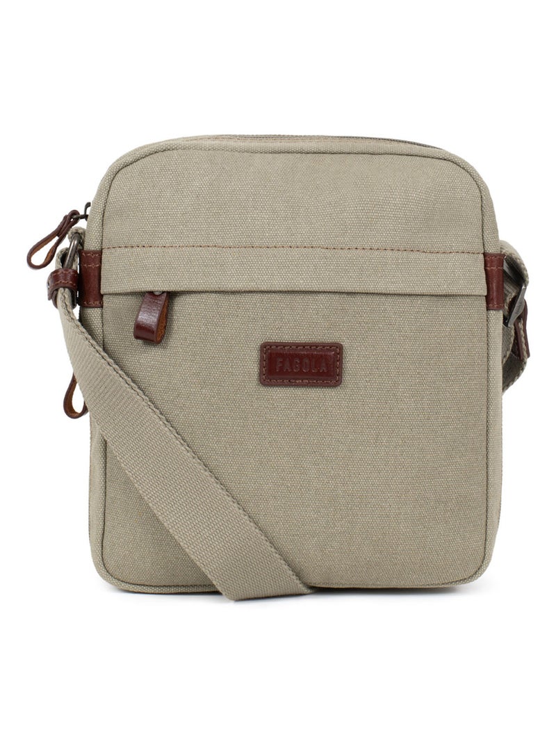 Sacoche Luc Homme Gris moyen - Kiabi