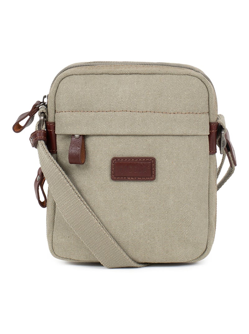 Sacoche Luc Homme Gris moyen - Kiabi