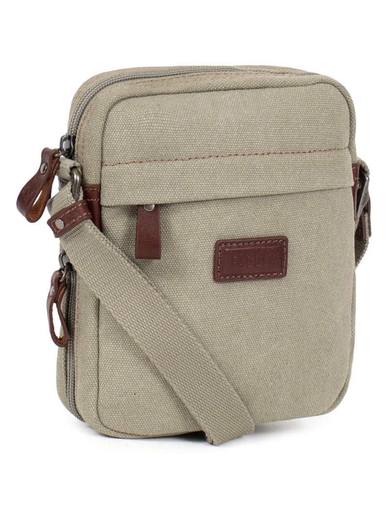 Sacoche Luc Homme Gris moyen - Kiabi