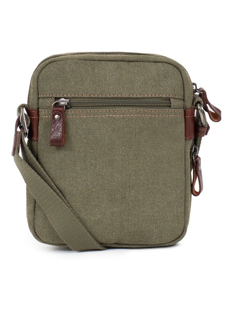 Sacoche Luc Homme Kaki - Kiabi