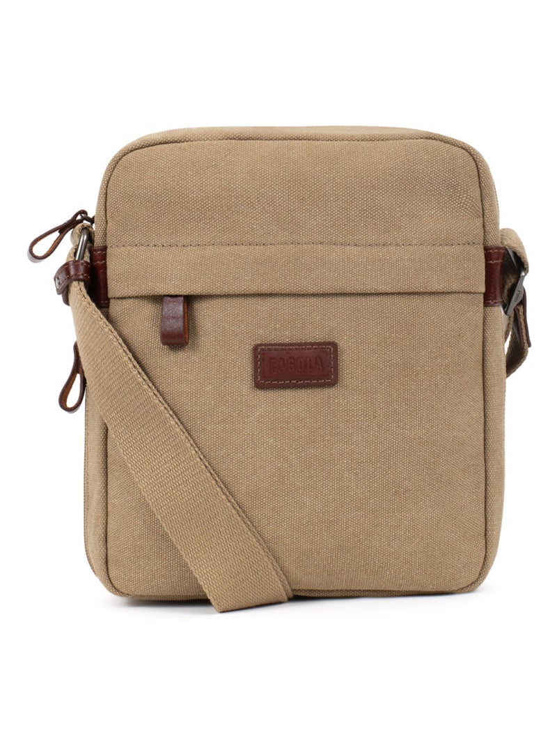 Sacoche Luc Homme Sable - Kiabi
