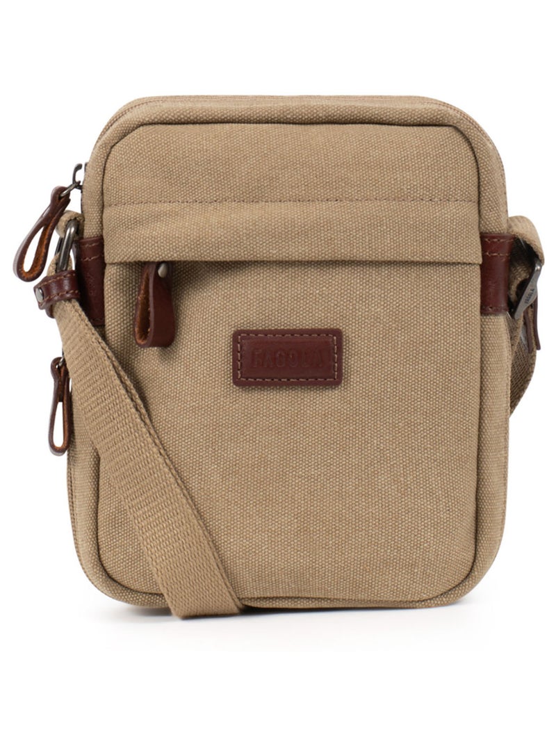Sacoche Luc Homme Sable - Kiabi