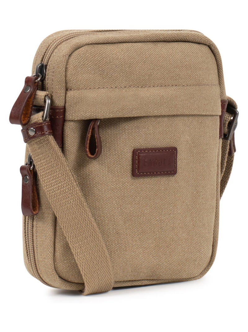 Sacoche Luc Homme Sable - Kiabi