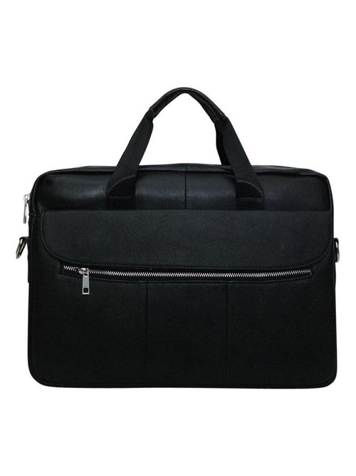 Sacoche ordinateur cuir - Kiabi