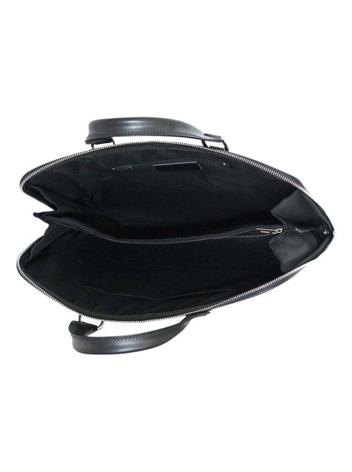 Sacoche ordinateur en cuir - Kiabi