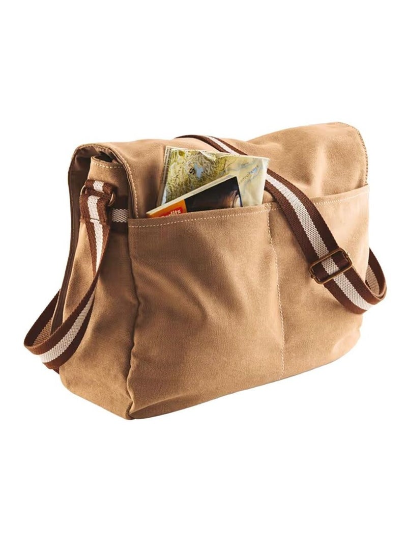 Sacoche Quadra Vintage - 14 litres Beige foncé - Kiabi