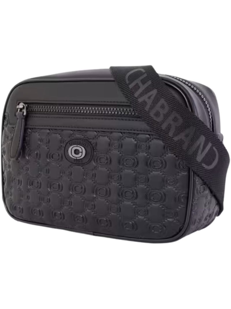 Sacoche RIFT Chabrand noir en toile enduite logotée Noir - Kiabi