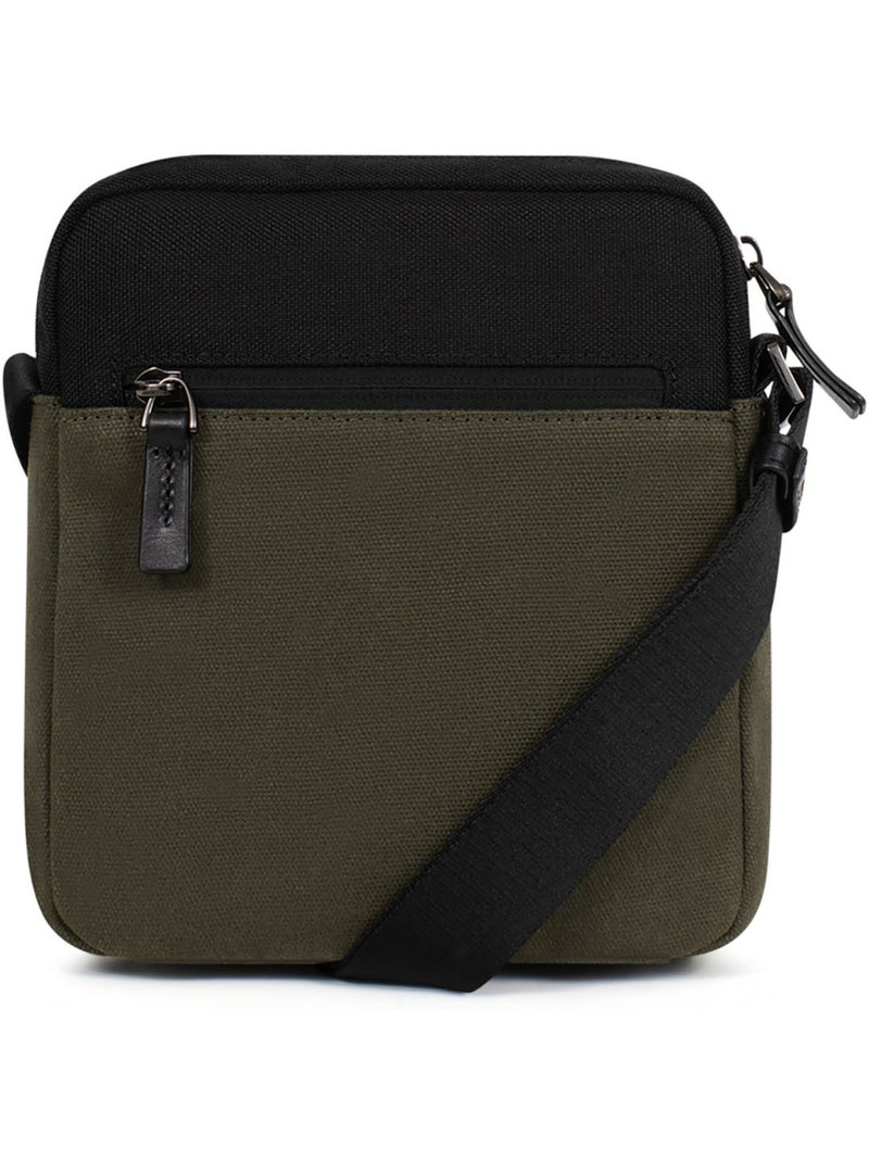 Sacoche ROBIN Noir Kaki - Kiabi
