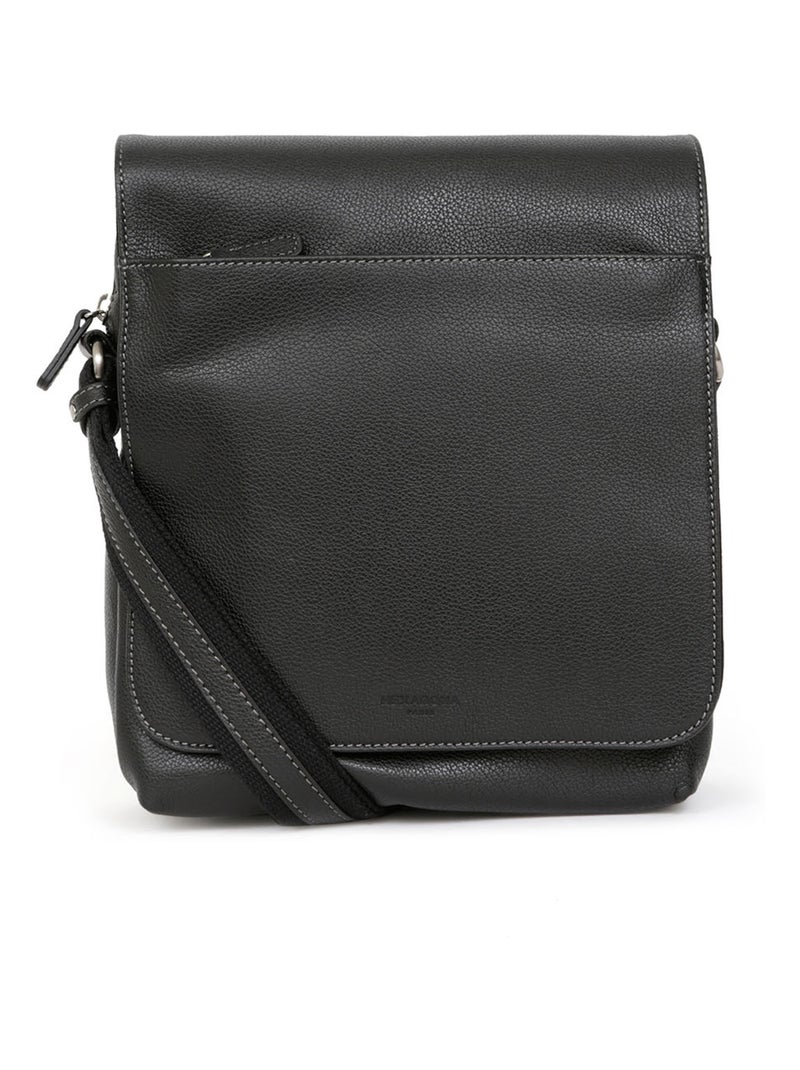 Sacoche  Tablette  Cuir CONFORT Noir - Kiabi