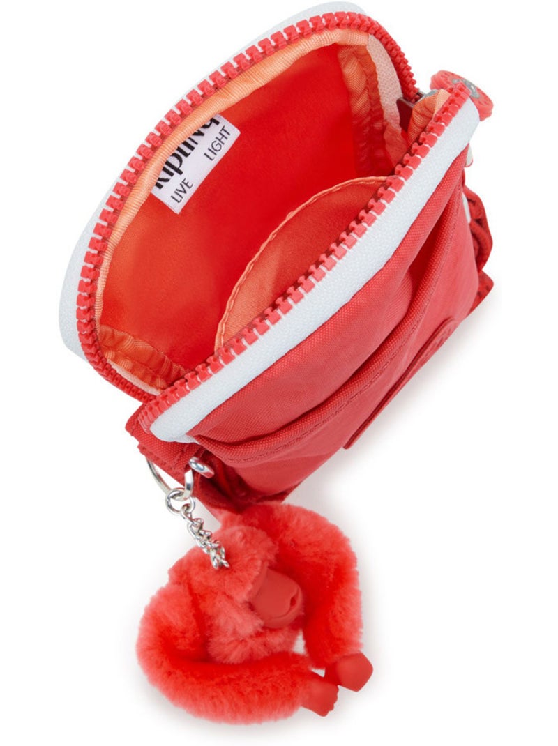 Sacoche – téléphone tally bandoulière ajustable – kipling Orange corail - Kiabi