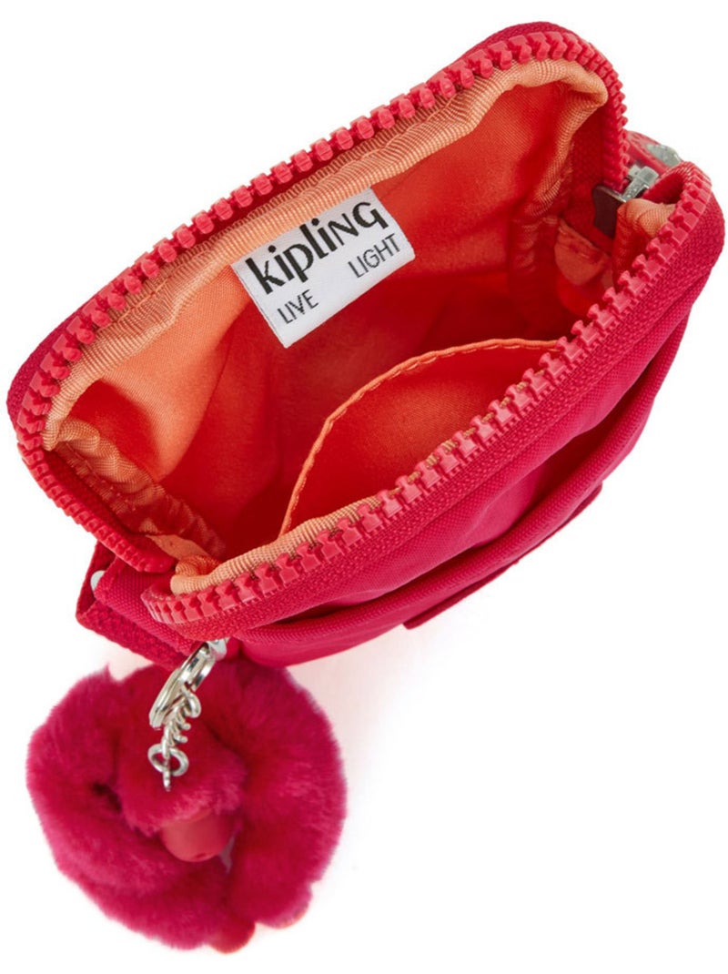 Sacoche – téléphone tally bandoulière ajustable – kipling Rose foncé - Kiabi