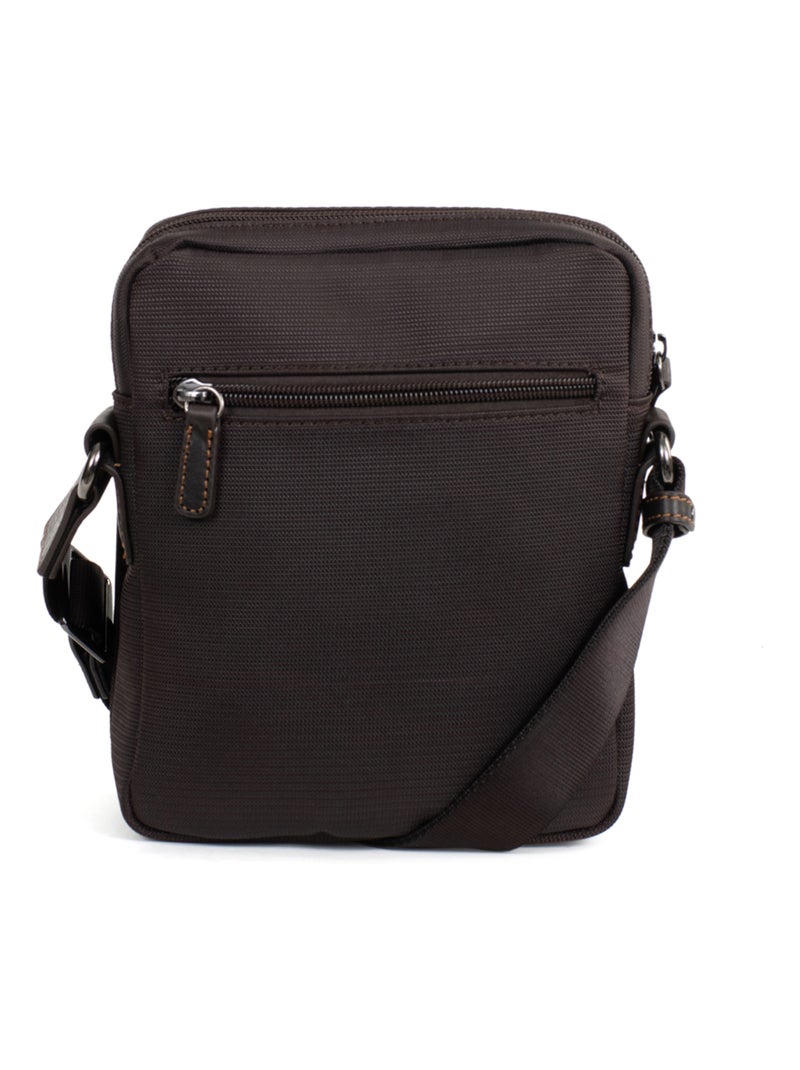 Sacoche travel hexagona Marron - Kiabi
