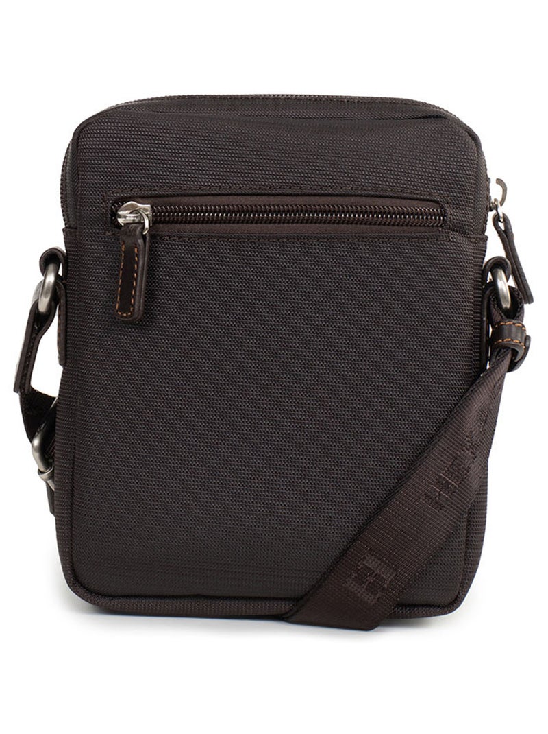 Sacoche travel hexagona Marron - Kiabi