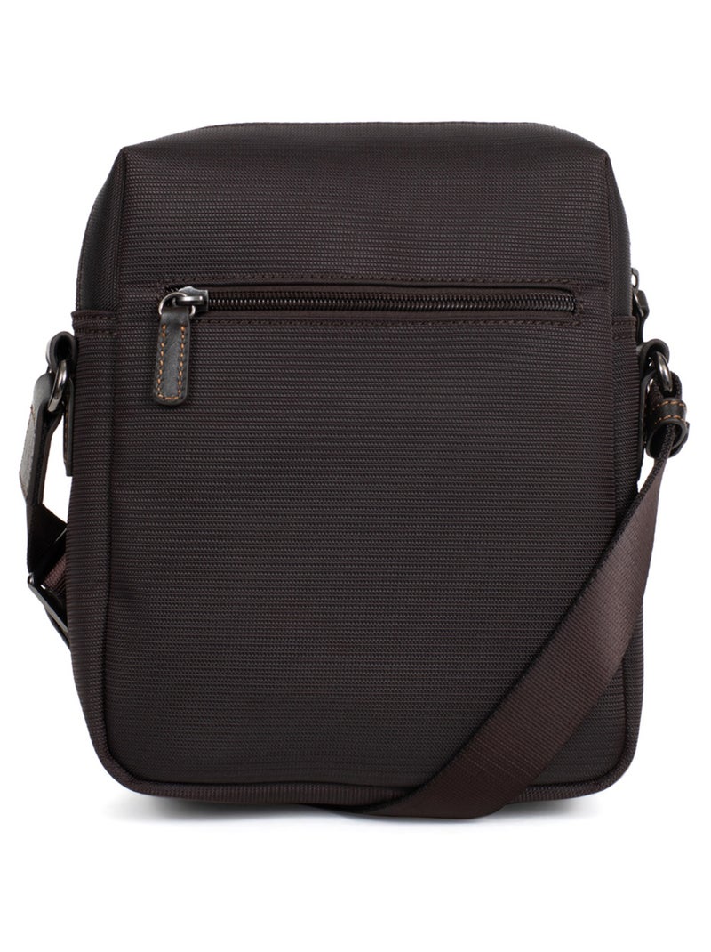 Sacoche travel hexagona Marron - Kiabi