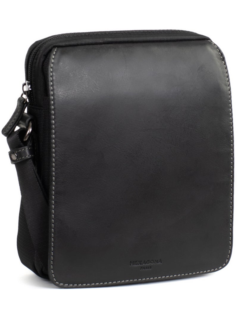 Sacoche travel hexagona Noir - Kiabi