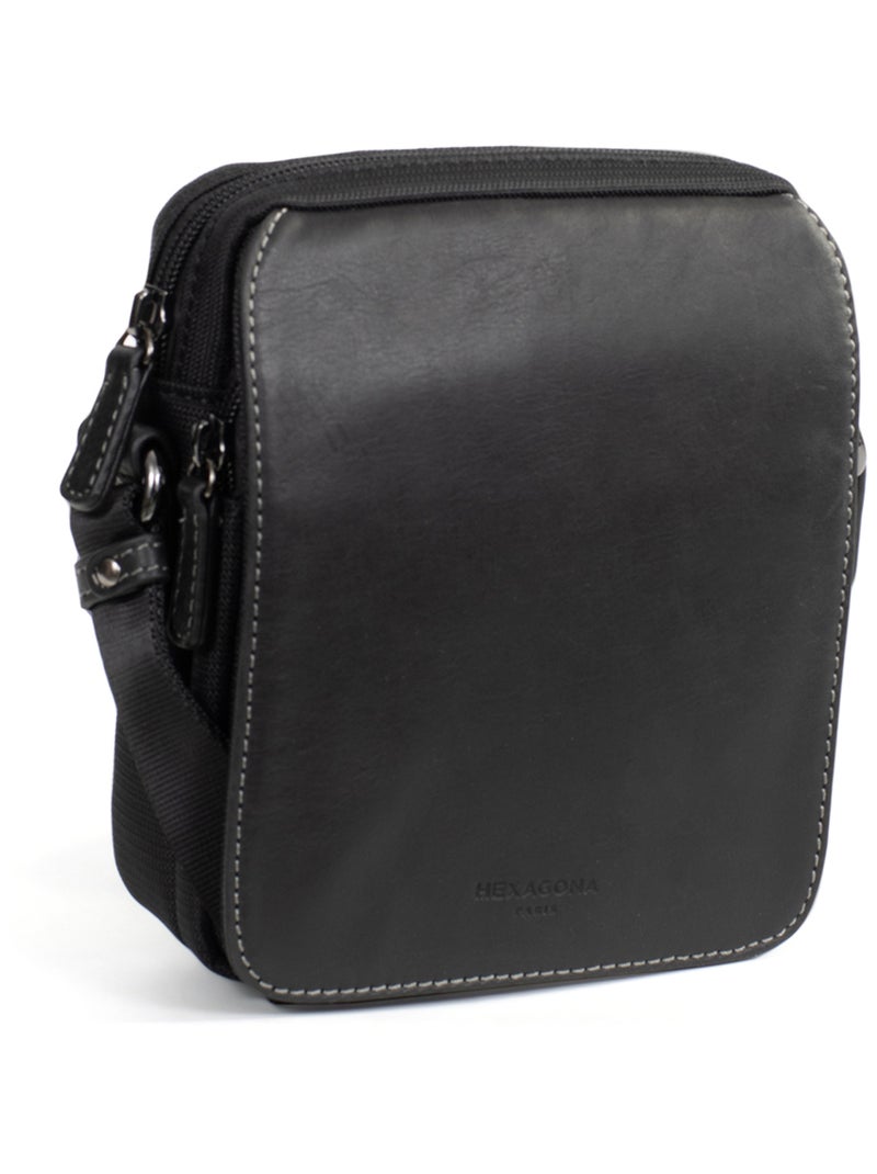 Sacoche travel hexagona Noir - Kiabi