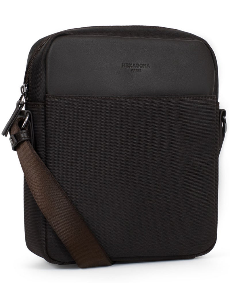 Sacoche TRAVEL LIGHT Marron foncé - Kiabi