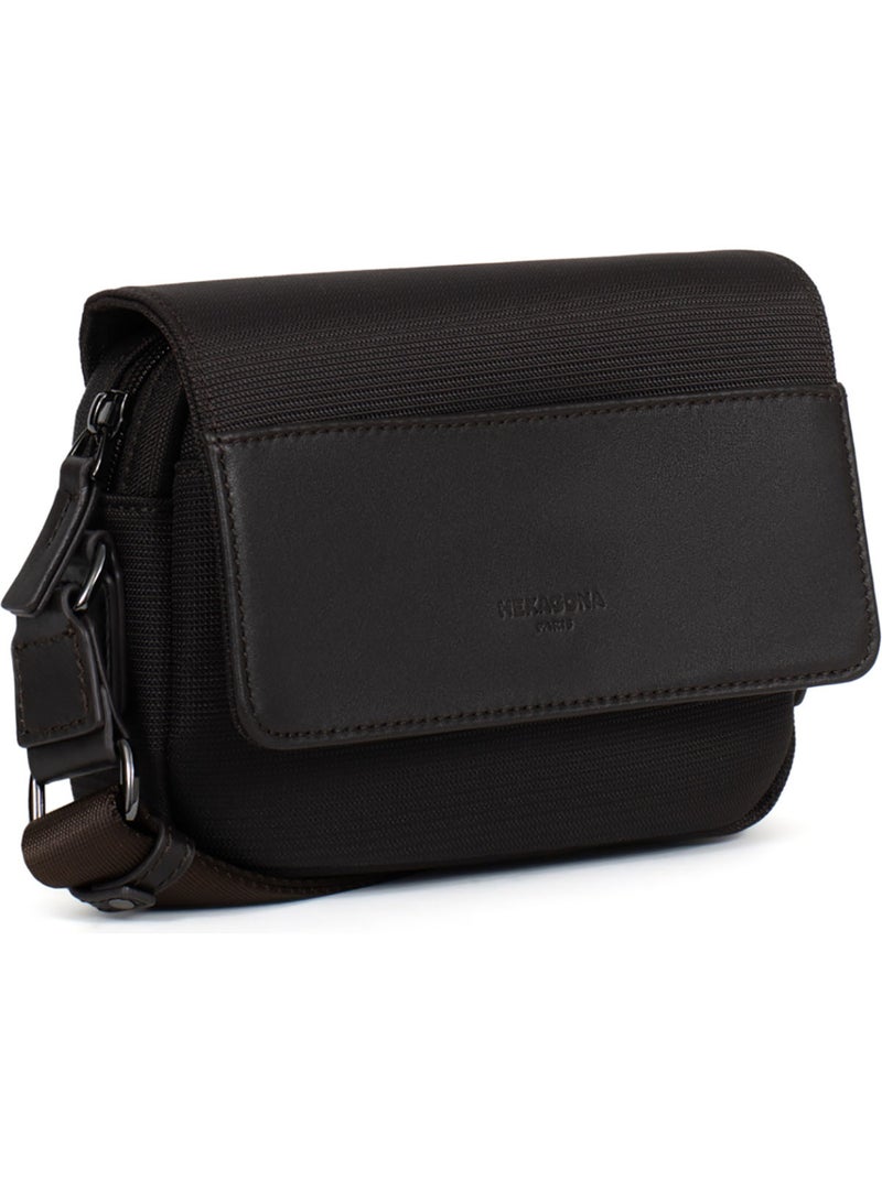 Sacoche TRAVEL LIGHT Marron foncé - Kiabi