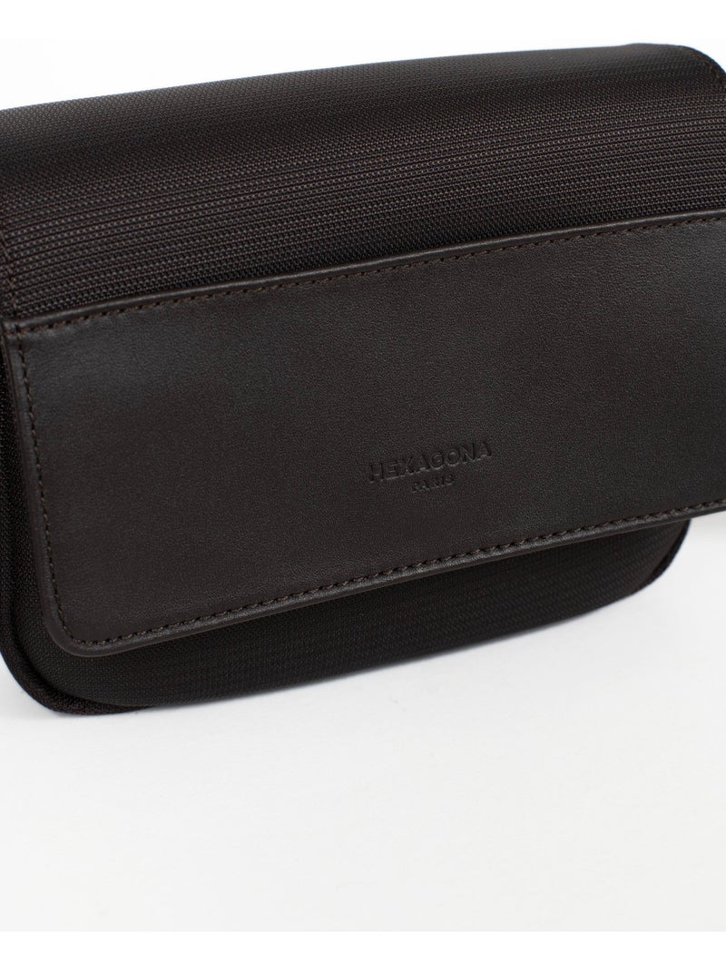 Sacoche TRAVEL LIGHT Marron foncé - Kiabi