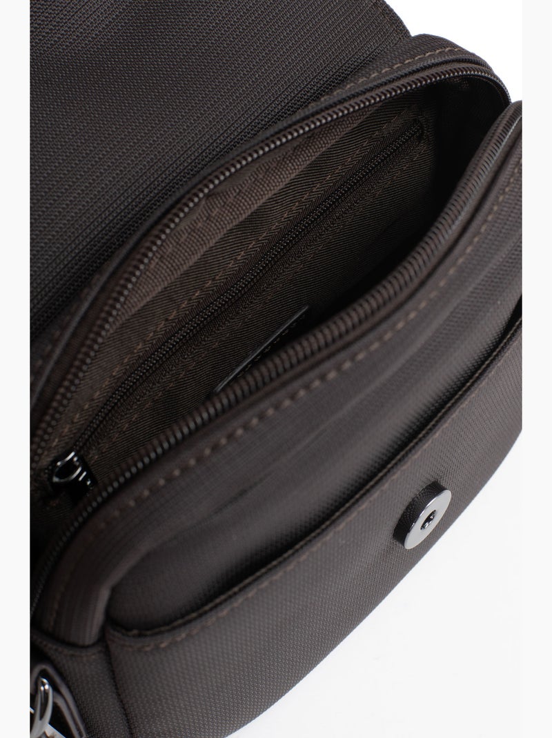 Sacoche TRAVEL LIGHT Marron foncé - Kiabi