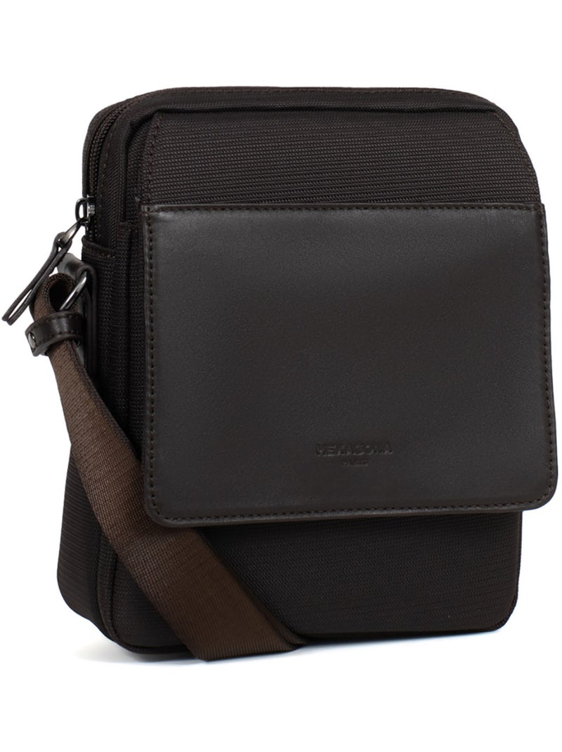 Sacoche TRAVEL LIGHT Marron foncé - Kiabi