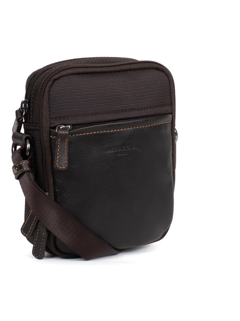 Sacoche TRAVEL Marron - Kiabi