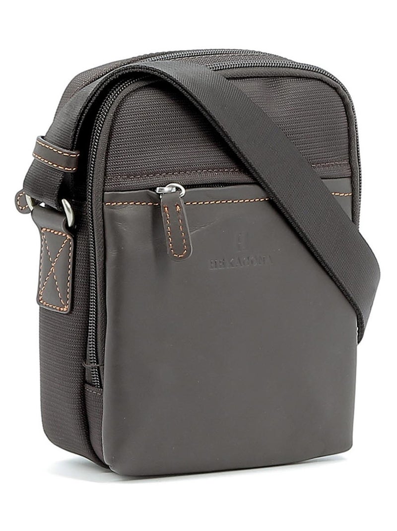 Sacoche TRAVEL Marron - Kiabi