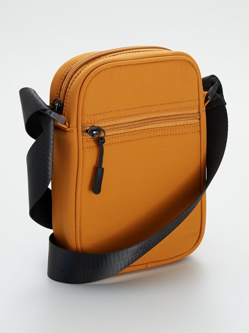 Sacoche verticale unie camel - Kiabi