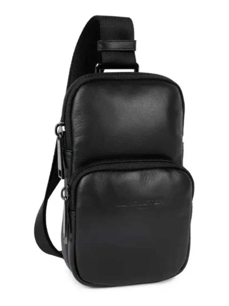 Sacoche Zippé Soft Vintage Homme Lancaster Noir - Kiabi