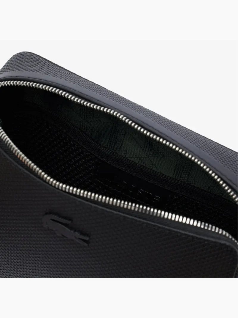 Sacoche zippée Chantaco Homme Lacoste Noir - Kiabi