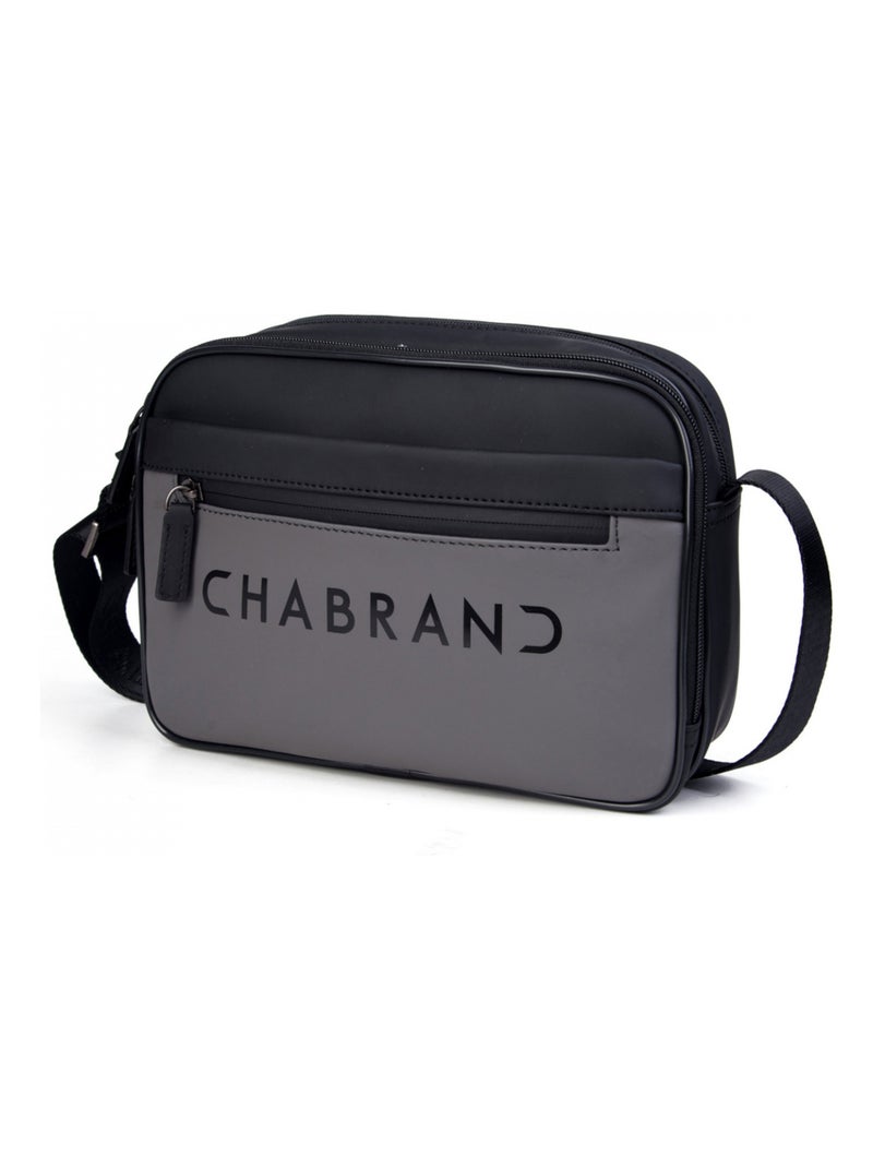 Sacoche zippée porté croisé Touch Bis Chabrand Noir Gris - Kiabi