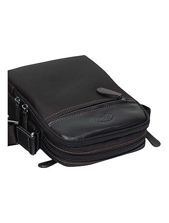 Sacoche zippée Porto Francinel NOIR