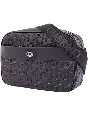 Sacoche zippée RIFT Chabrand porté croisé noir