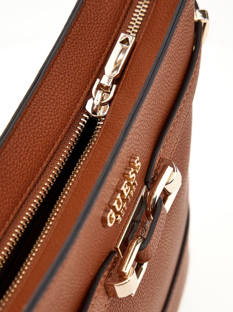 Sacs à main Guess Silvye Bucket Cognac BG952704 Marron - Kiabi