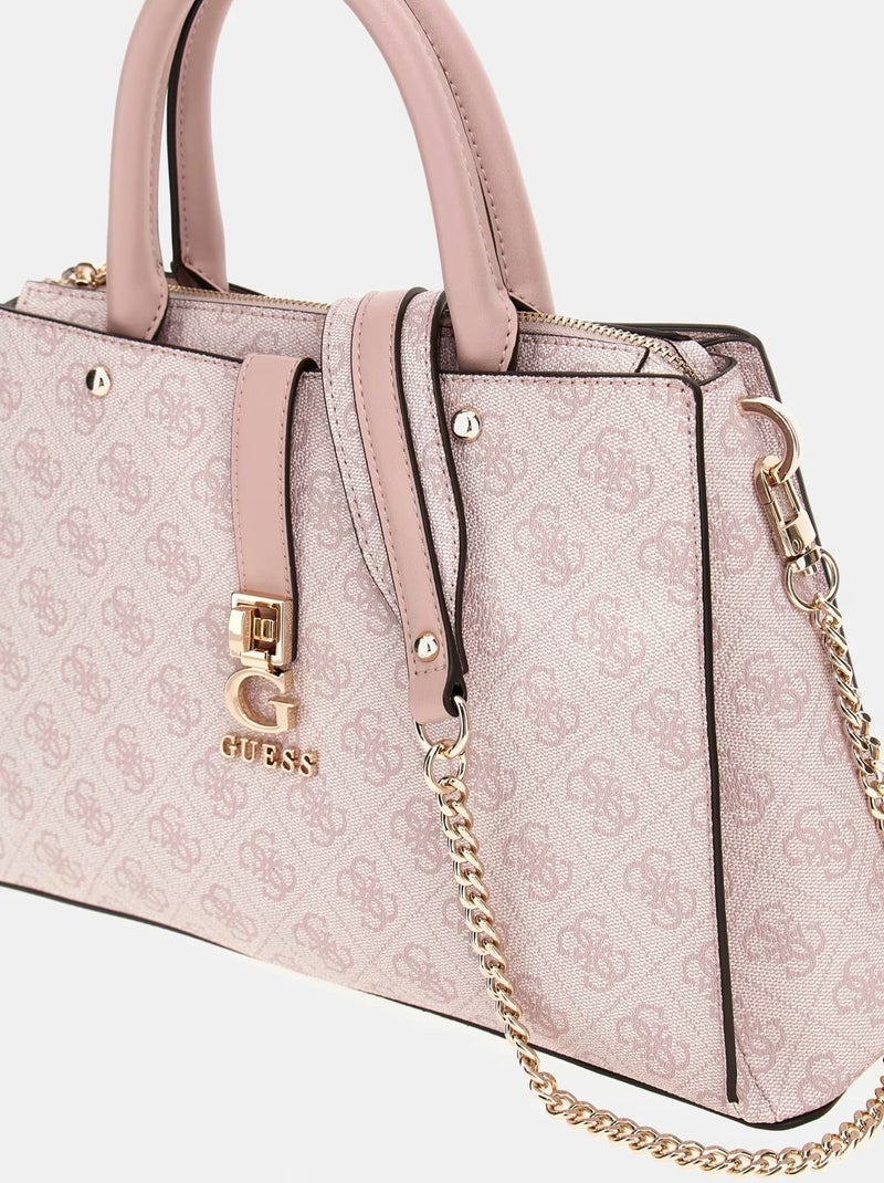 Sacs à main Guess Zamira Hobo Shoulder Orchid Logo SG962906 Rose - Kiabi