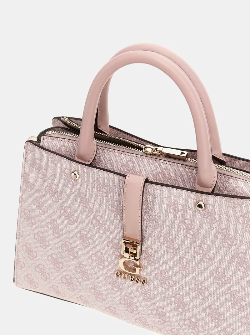 Sacs à main Guess Zamira Hobo Shoulder Orchid Logo SG962906 Rose - Kiabi
