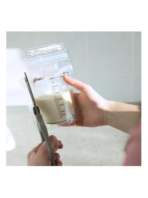 Sacs de conservation lait maternel 220Ml (100pcs) Transparent - Kiabi